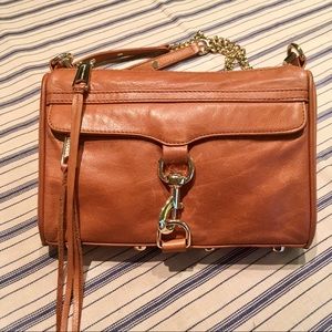 Rebecca Minkoff Mini MAC Crossbody Purse Tan